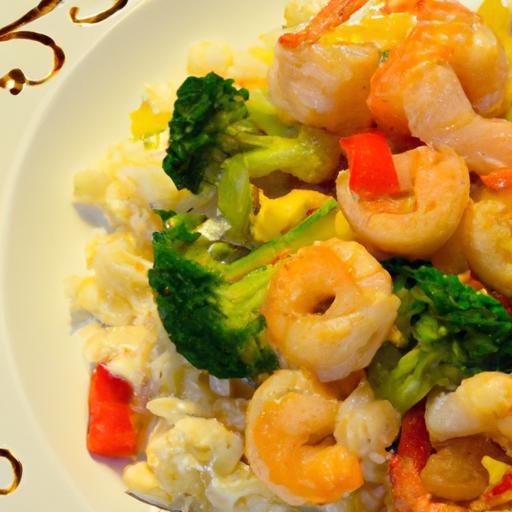 Savor the Flavor: Cauliflower Rice Stir-Fry with Shrimp Delight
