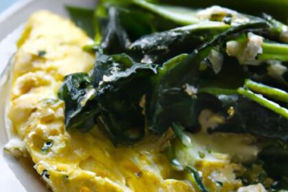 Sunny Scrambled Eggs with Spinach and Feta Magic