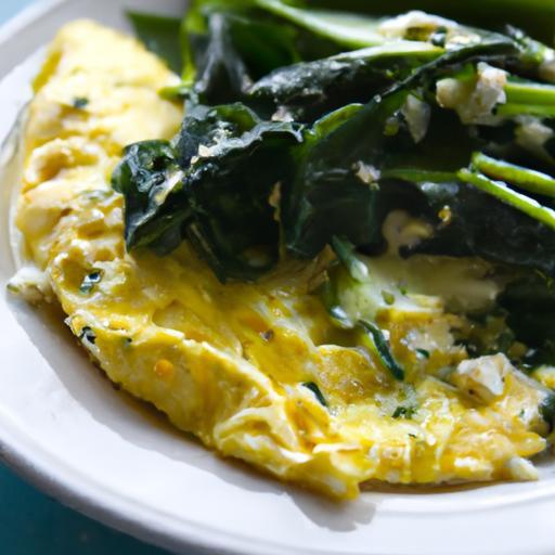 Sunny Scrambled Eggs with Spinach and Feta Magic