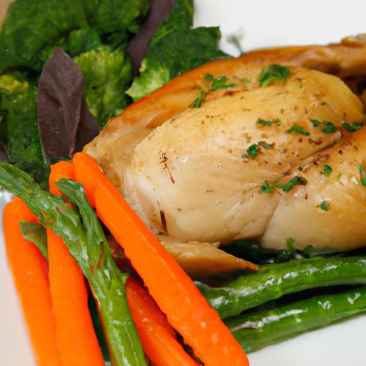 Savory Herb-Roasted Chicken with Vibrant Root Veggies