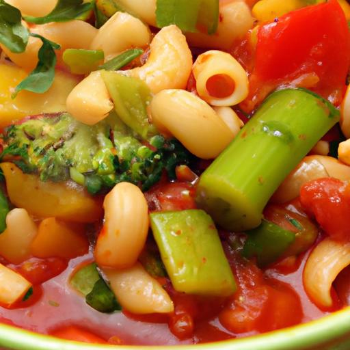 Hearty Vegetable Minestrone‌ with pasta: A Nutritious⁣ Delight