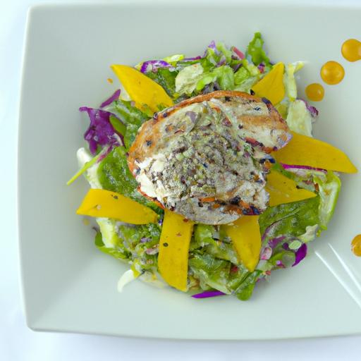 Sweet & Smoky BBQ Chicken Salad with Zesty Honey Mustard