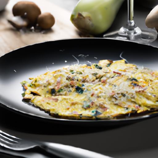 Elevate Breakfast: Black Truffle Omelet⁢ with parmesan Flair