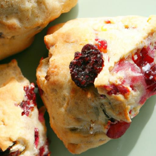 Zesty Cranberry Orange Scones: A Tangy Twist on Tradition