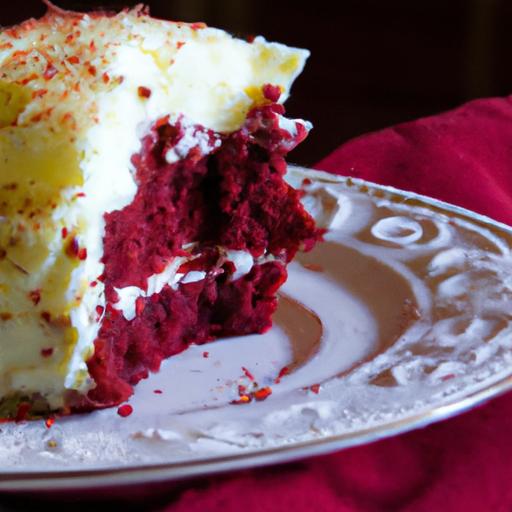 Decadent Red ⁤Velvet Cake with ‍Silky Cream Cheese⁣ Frosting