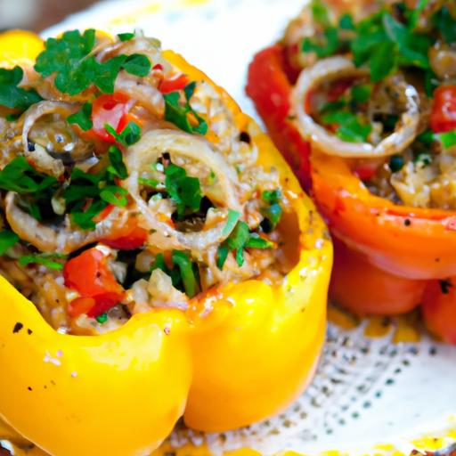colorful Quinoa-Stuffed Peppers: ⁤A Nutritious Delight