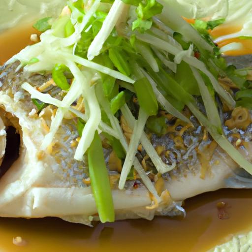 Delicate Steamed Fish with Ginger and Savory Soy Sauce