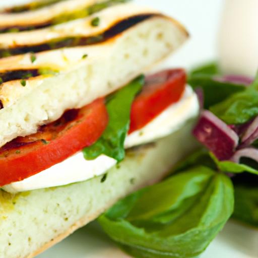 Sunrise Delight: Crafting the Perfect Tomato Mozzarella Sandwich