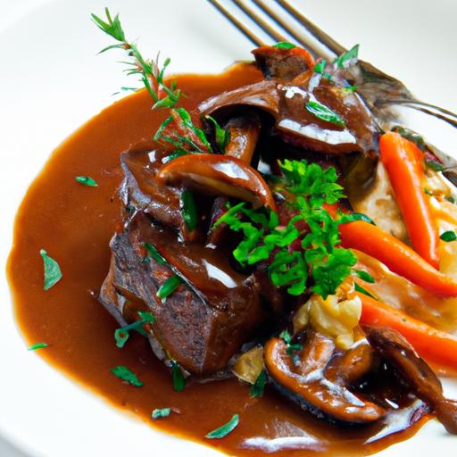 savor Seared Venison Medallions with Rich Mushroom Sauce