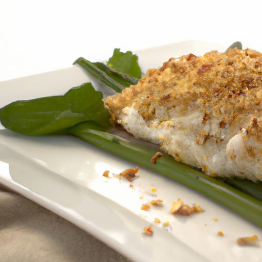 Crisp & Flavorful: Baked Halibut with Fresh Herb Crust