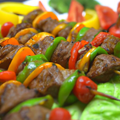 Savor the Flavor: Cumin-Spiced Beef Kebabs with Peppers