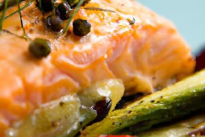 Zesty Tomato & Olive Baked Salmon: A Mediterranean Delight