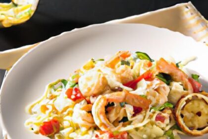 Zesty Shrimp Scampi Meets Zoodles: A Light Twist on Pasta