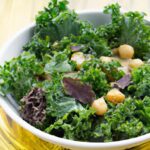 Crunchy Kale Caesar Salad with Protein-Packed Chickpeas