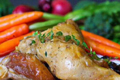 Savory Herb-Roasted Chicken with Vibrant Root Veggies