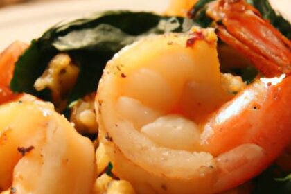 Quick & Flavorful: 15-Minute Garlic Shrimp with Quinoa