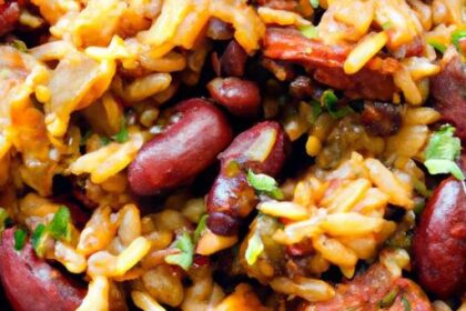 Spice Up Dinner: Flavorful Vegan Jambalaya with Red Beans