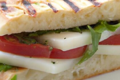 Sunrise Delight: Crafting the Perfect Tomato Mozzarella Sandwich