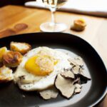 Elevate Breakfast: Black Truffle Omelet with Parmesan Flair