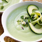 Refreshing Chilled Cucumber and Avocado Soup: A Cool Delight