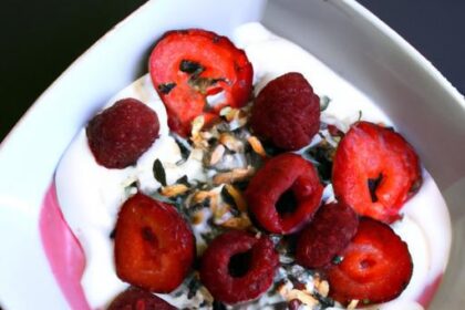 Berry Bliss: Greek Yogurt Boosted with Seeds & Health