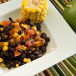 Zesty Black Bean & Corn Salsa with Colorful Bell Peppers