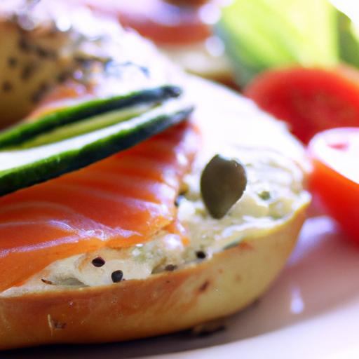 Elevate Your Brunch: Smoked Salmon Bagel with Capers Delight