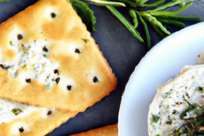 Creamy Herbed Goat Cheese Spread Perfect with Crackers