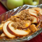 Crispy Delight: Apple Crisp Featuring Duck Fat Crust Magic