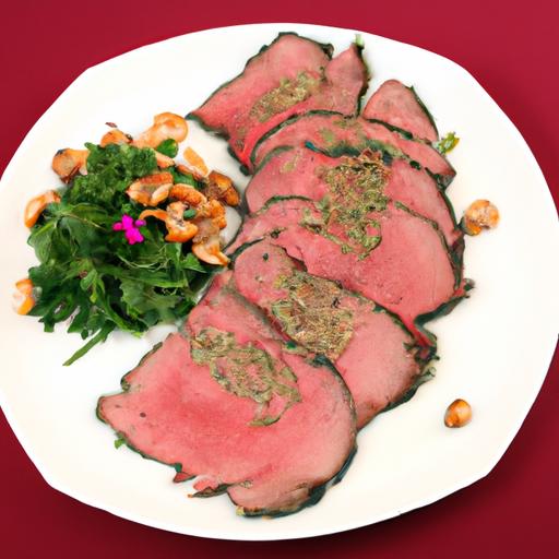 Savor Herb-Rubbed Roast Beef Paired with Zesty Horseradish