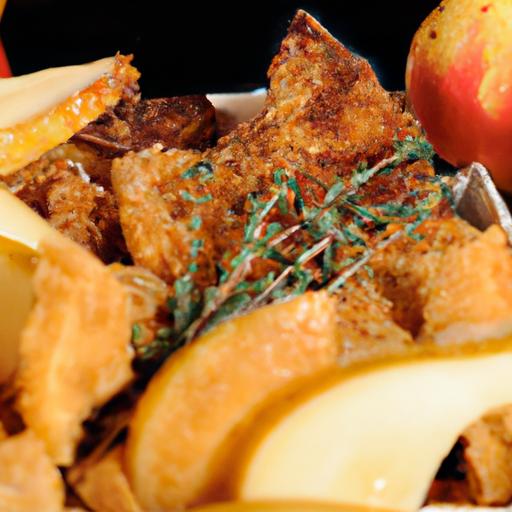 Crispy Delight: Apple Crisp Featuring Duck Fat Crust Magic