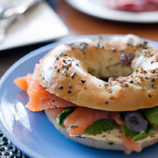 Elevate Your Brunch: Smoked Salmon Bagel with Capers Delight