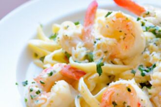 Creamy Shrimp Alfredo with Fettuccine: A Classic Delight