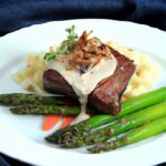 Savor the Flavor: Grilled Bavette Steak with Shallot Sauce