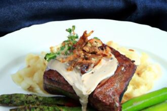 Savor the Flavor: Grilled Bavette Steak with Shallot Sauce