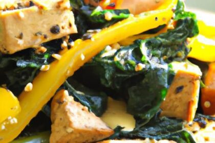 Vibrant Tofu Scramble: Peppers & Spinach Power-Up
