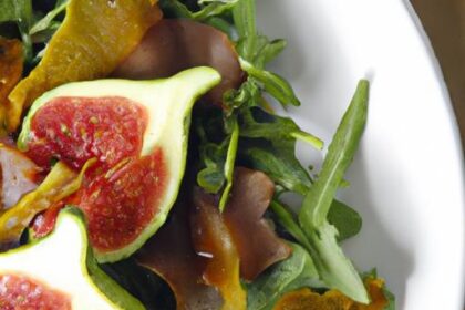 A Gourmet Twist: Arugula Salad with Duck & Figs Delight