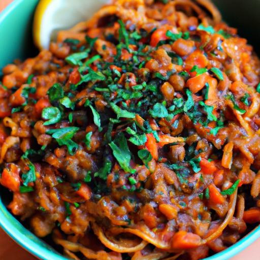 Hearty Vegan Lentil Bolognese: A Plant-Powered Classic