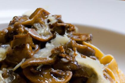 Crafting Handmade Pappardelle with Rich Mushroom Ragu