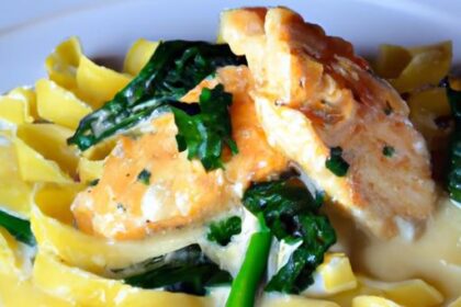 Savor the Comfort: Creamy Chicken Florentine Pasta Recipe