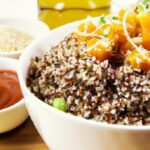 Elevate Lunch: Quinoa Sushi Bowl with Zesty Soy Dressing