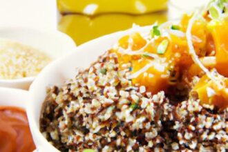 Elevate Lunch: Quinoa Sushi Bowl with Zesty Soy Dressing
