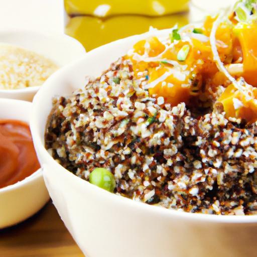 Elevate Lunch: Quinoa Sushi Bowl with Zesty Soy Dressing