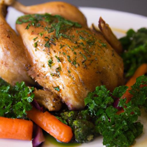 Savor Herb-Roasted Chicken with Vibrant Root Veggies