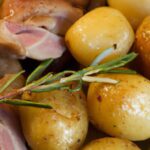 Golden Duck Fat Roasted Potatoes with Fragrant Rosemary