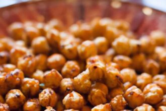 Fiery Sriracha-Roasted Chickpeas: A Crispy Snack Delight