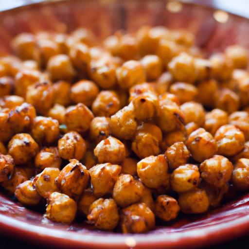 Fiery Sriracha-Roasted Chickpeas: A Crispy Snack Delight