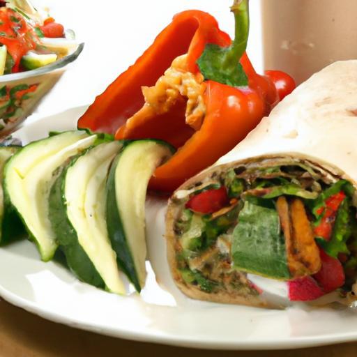 Savor the Flavor: Grilled Veggie Wraps with Creamy Yogurt