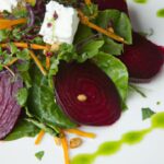 Bright Bites: Roasted Beet and Goat Cheese Salad Delight