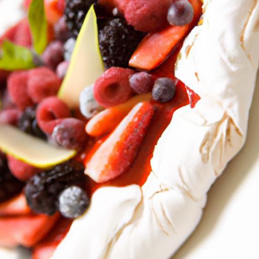 Pavlova Perfection: A Fresh Fruit Delight Unveiled